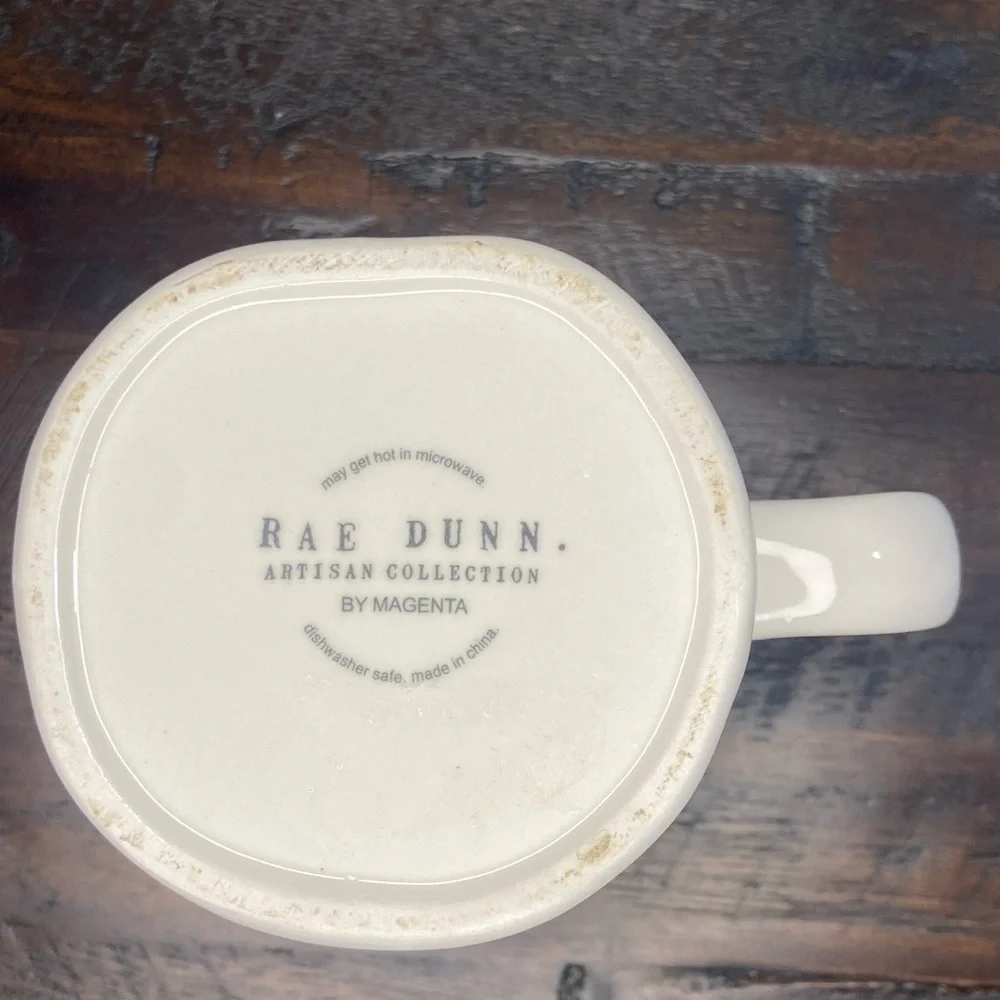 Rae Dunn by Magenta THANKFUL Ceramic Mug NEW